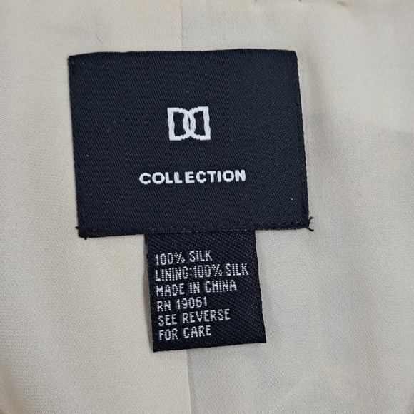 Doncaster VTG Collection Gold Silk beaded jacket Plus size 18 - Picture 6 of 7